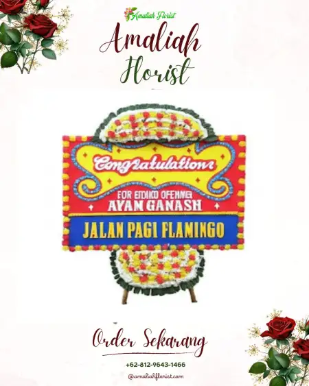 Sewa Papan Bunga Pinggan